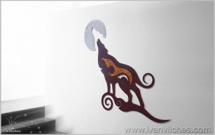 sculpture de wall Lobo