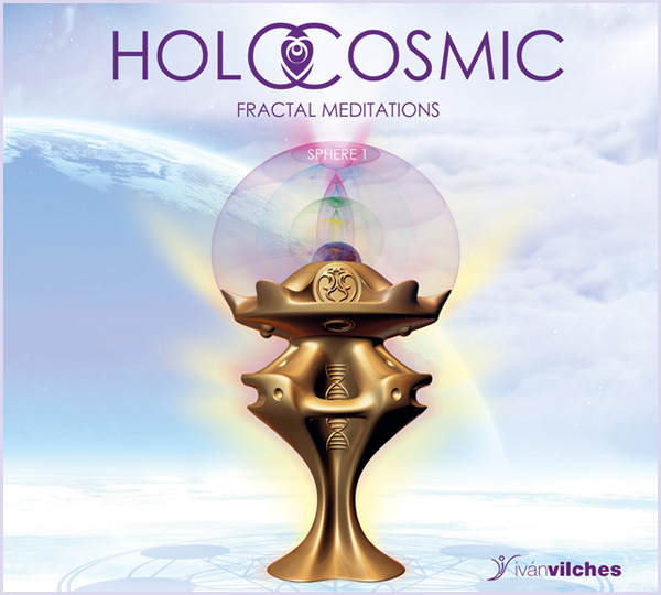 HoloCosmic - Fractal Meditations 1 cover - High Frequency Cosmic Music
