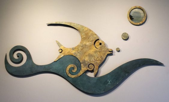 Escultura de Pared Mar de Sueños2